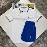 NCLR SHORT SET WHITE/BLUE