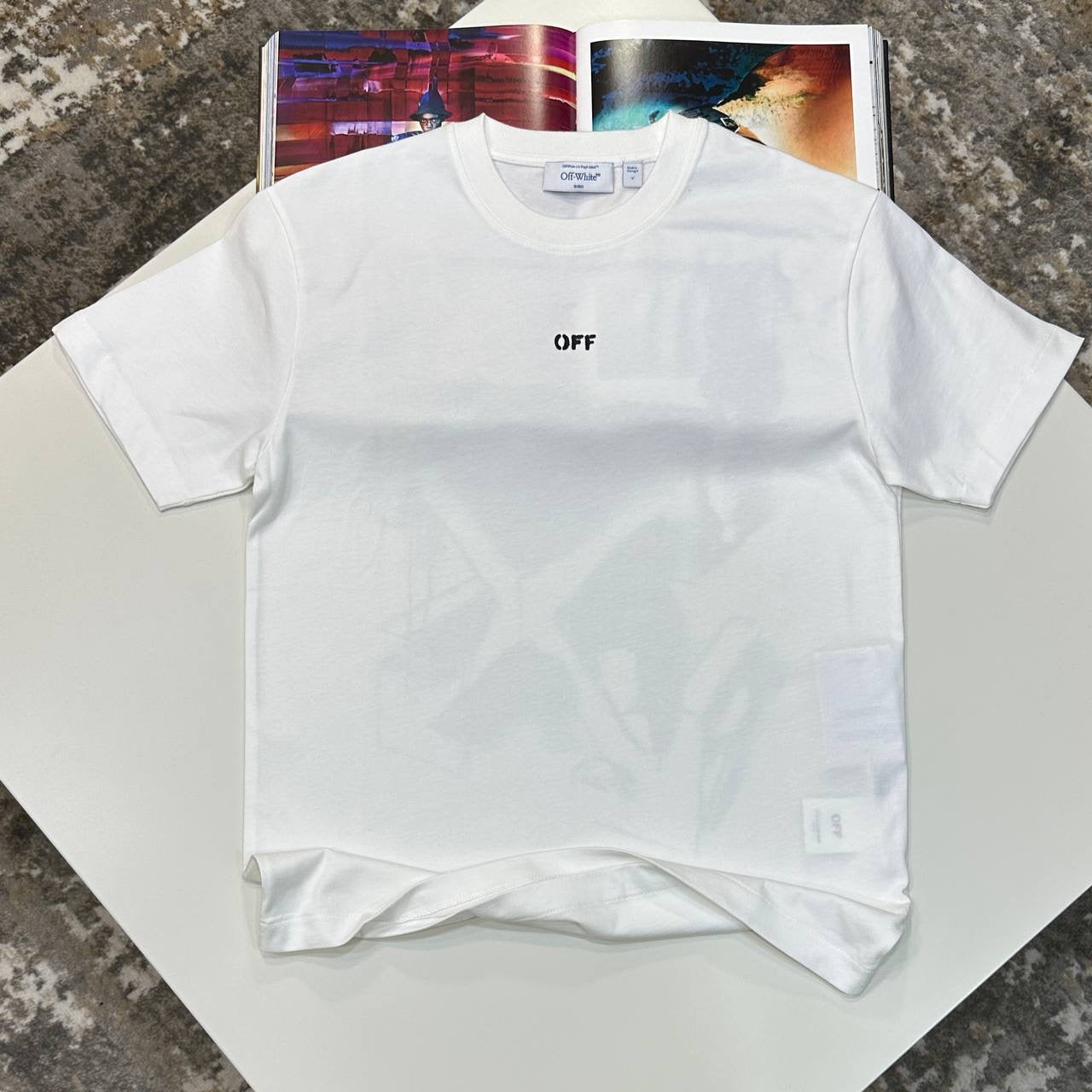 OFF-W SHORT SET BLACK/WHITE