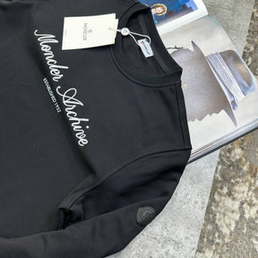 NCLR FRONT WRITTING JUMPER BLACK
