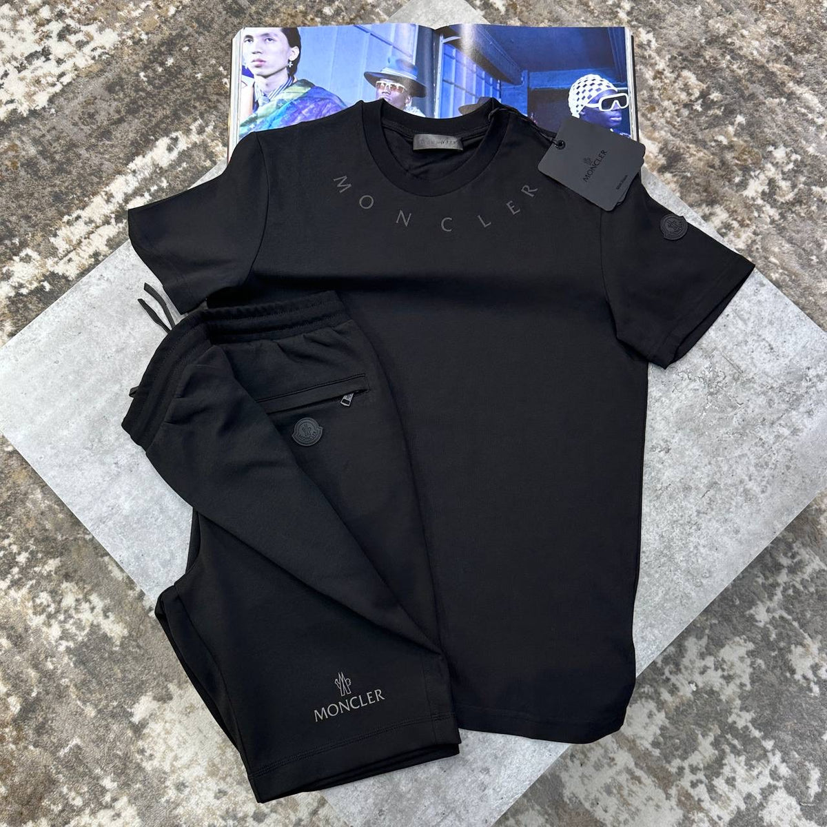 NCLR SHORT SET ALL BLACK