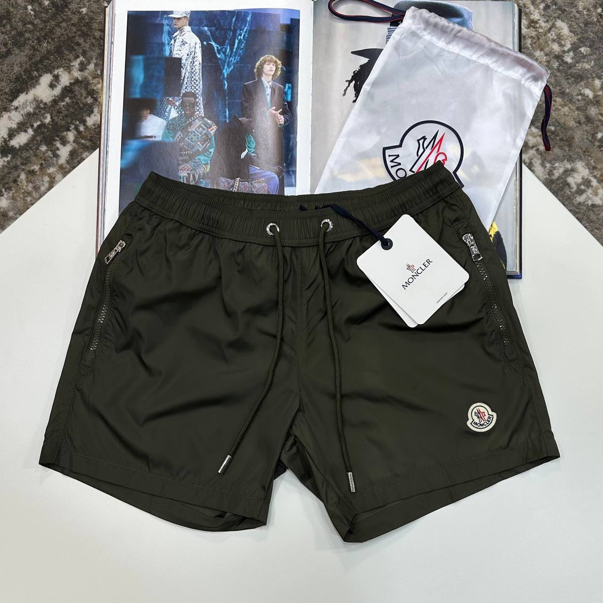 NCLR SWIM SHORT KHAKHI