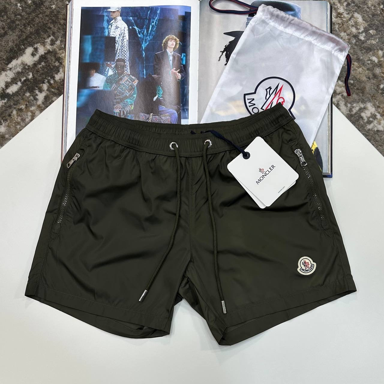 NCLR SWIM SHORT KHAKHI