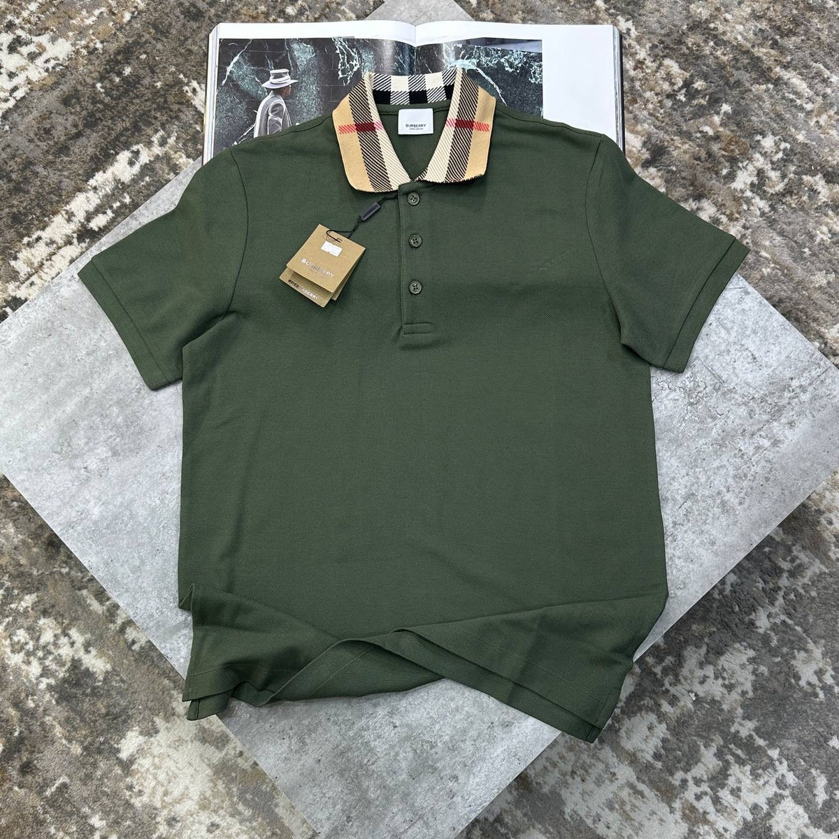 BRBURY POLO- ALL KHAKHI