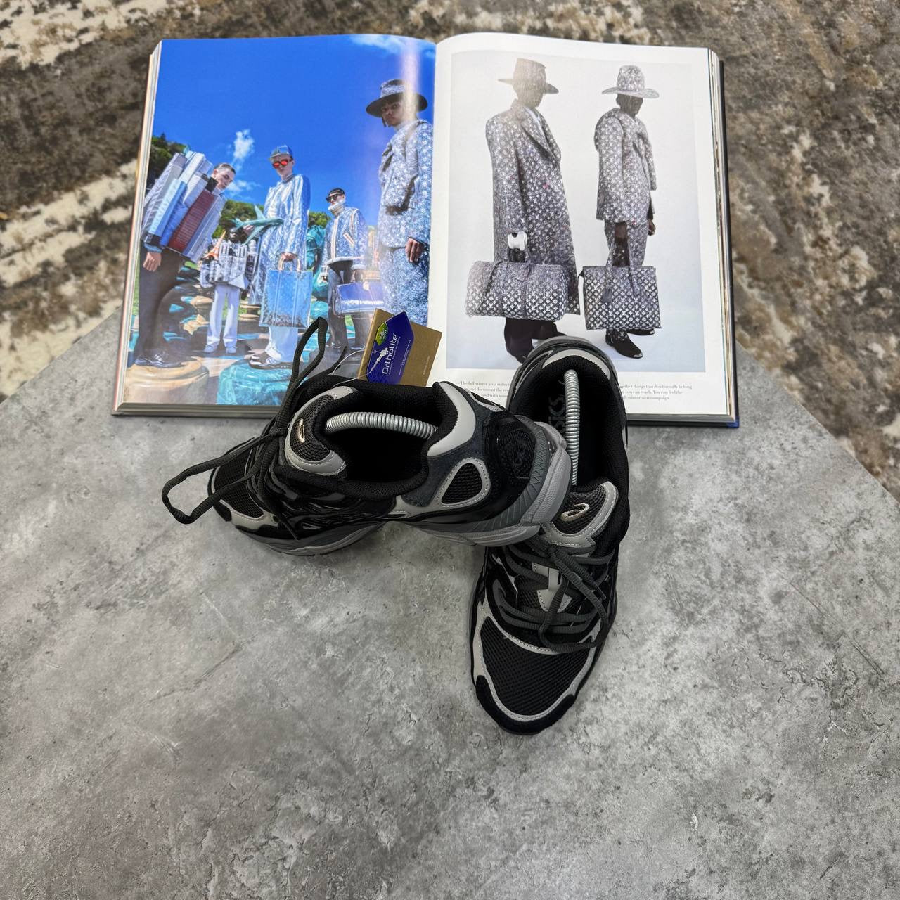 ASC GEL TRAINERS BLACK/GREY