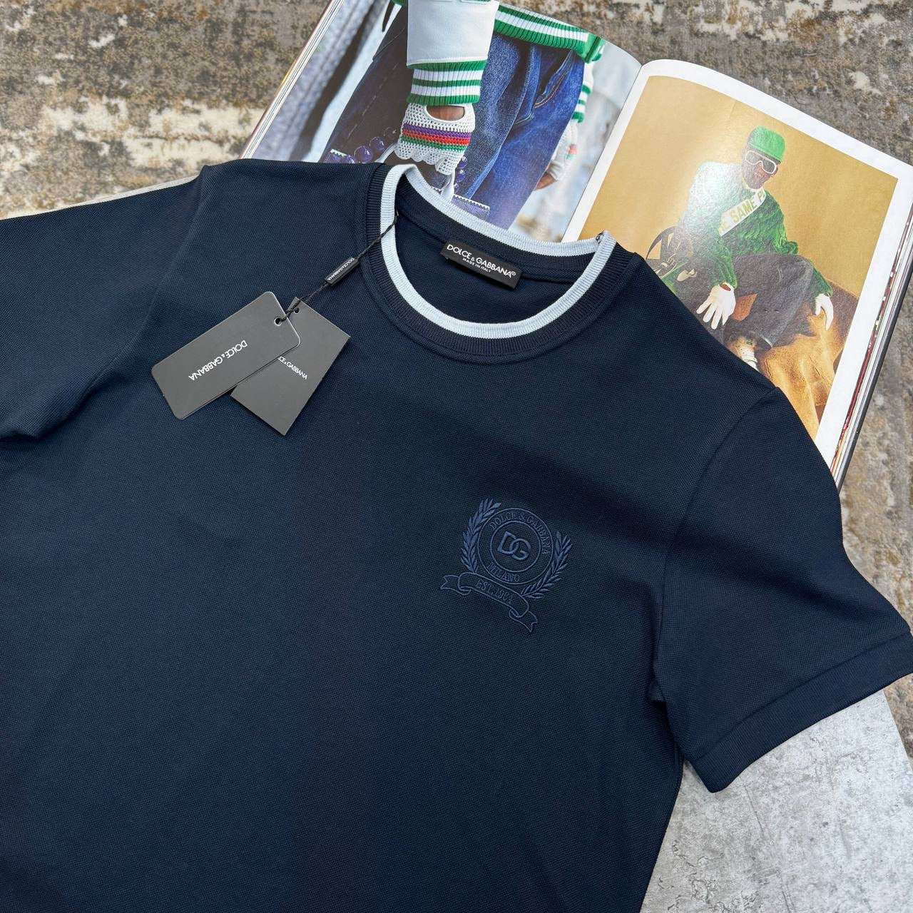 D&G TSHIRT NAVY