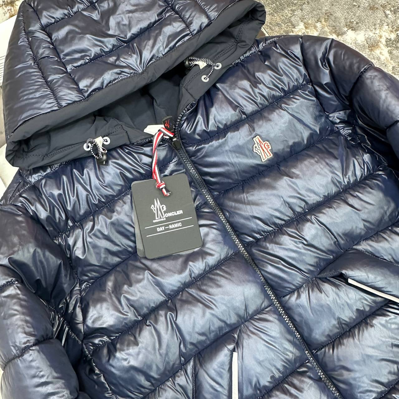 MNCLR FULL PUFFER REVERSE ABLE JACKET-NAVY
