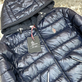 MNCLR FULL PUFFER REVERSE ABLE JACKET-NAVY