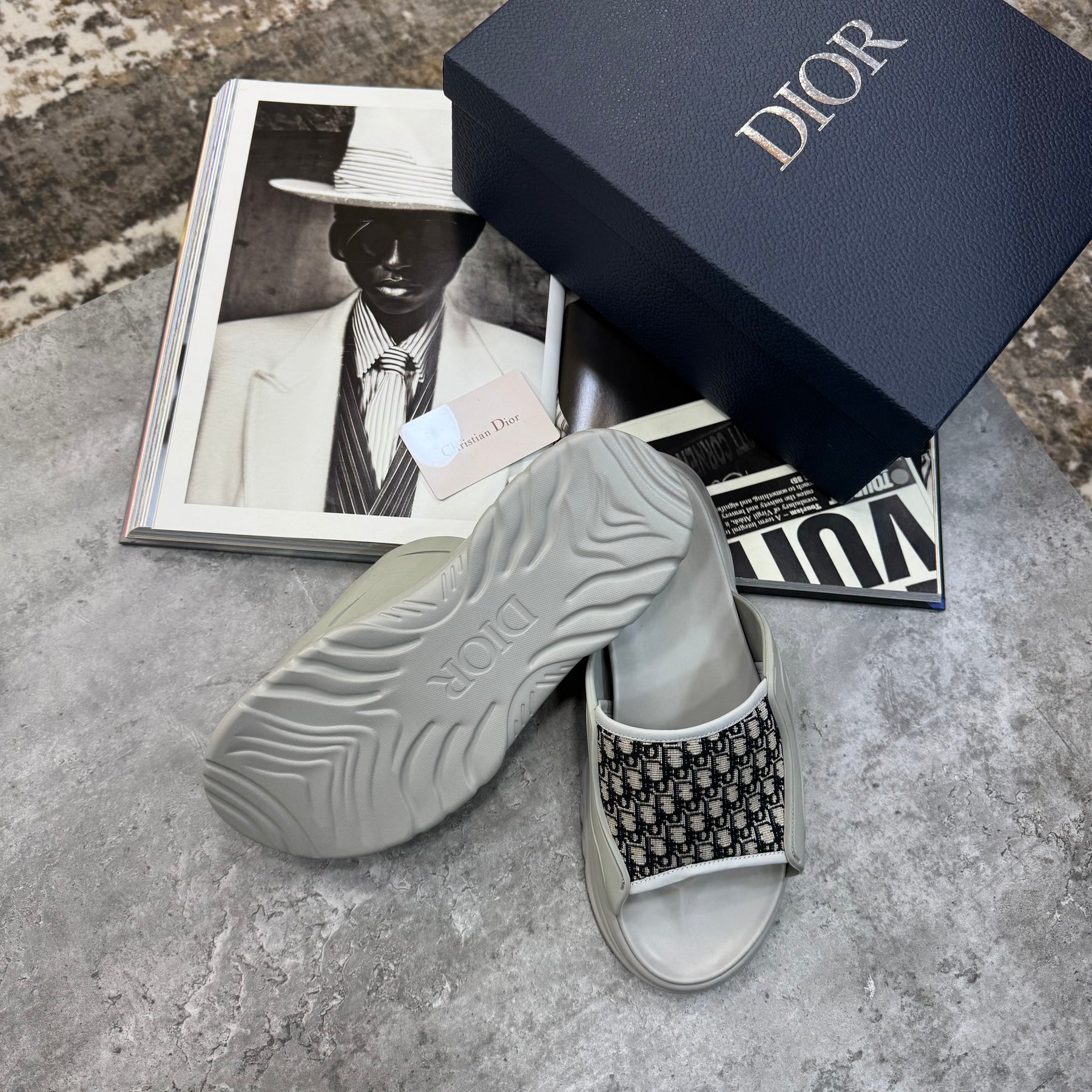IOR SLIPPERS MENS GREY