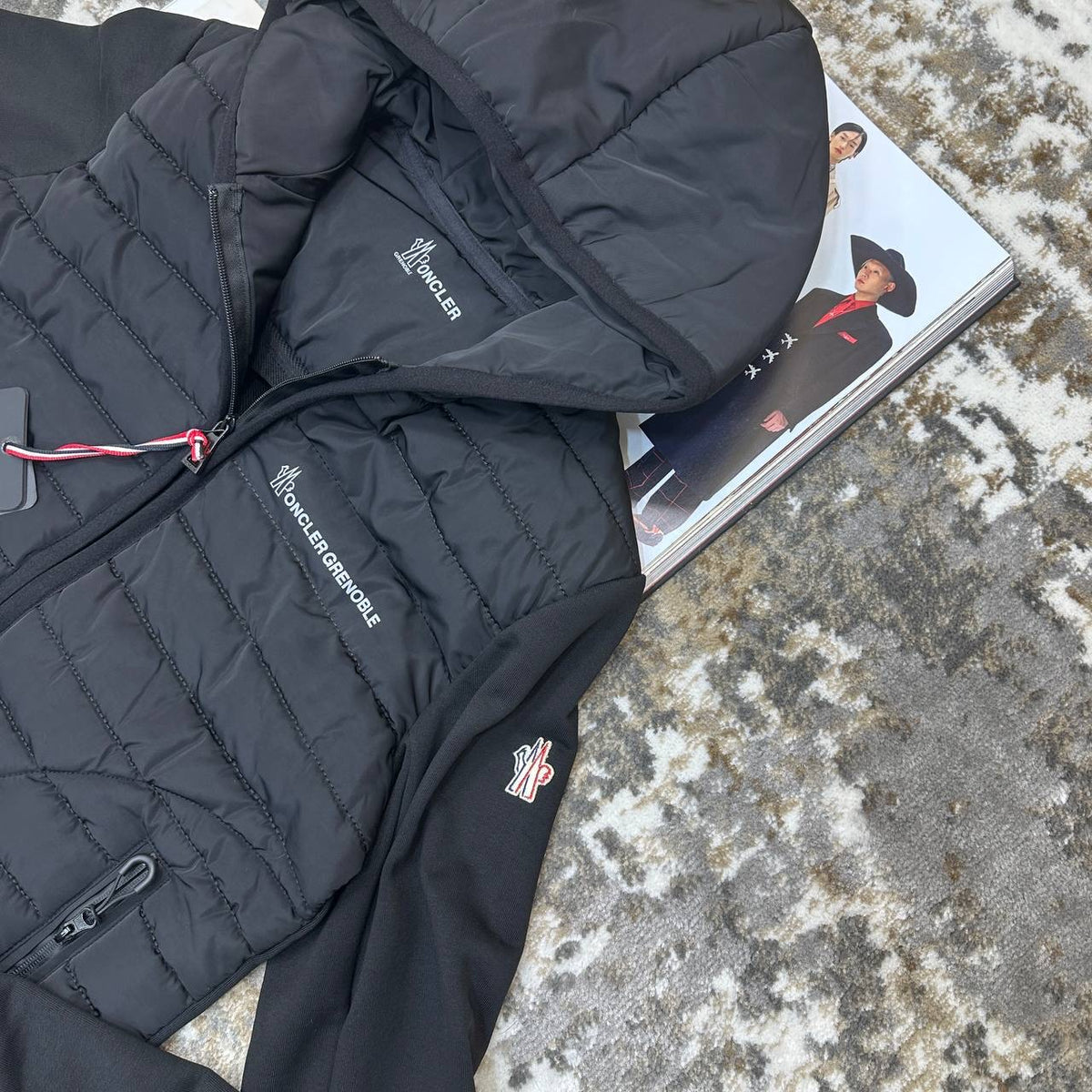 MNCLR SIDE BADGE JACKET-BLACK