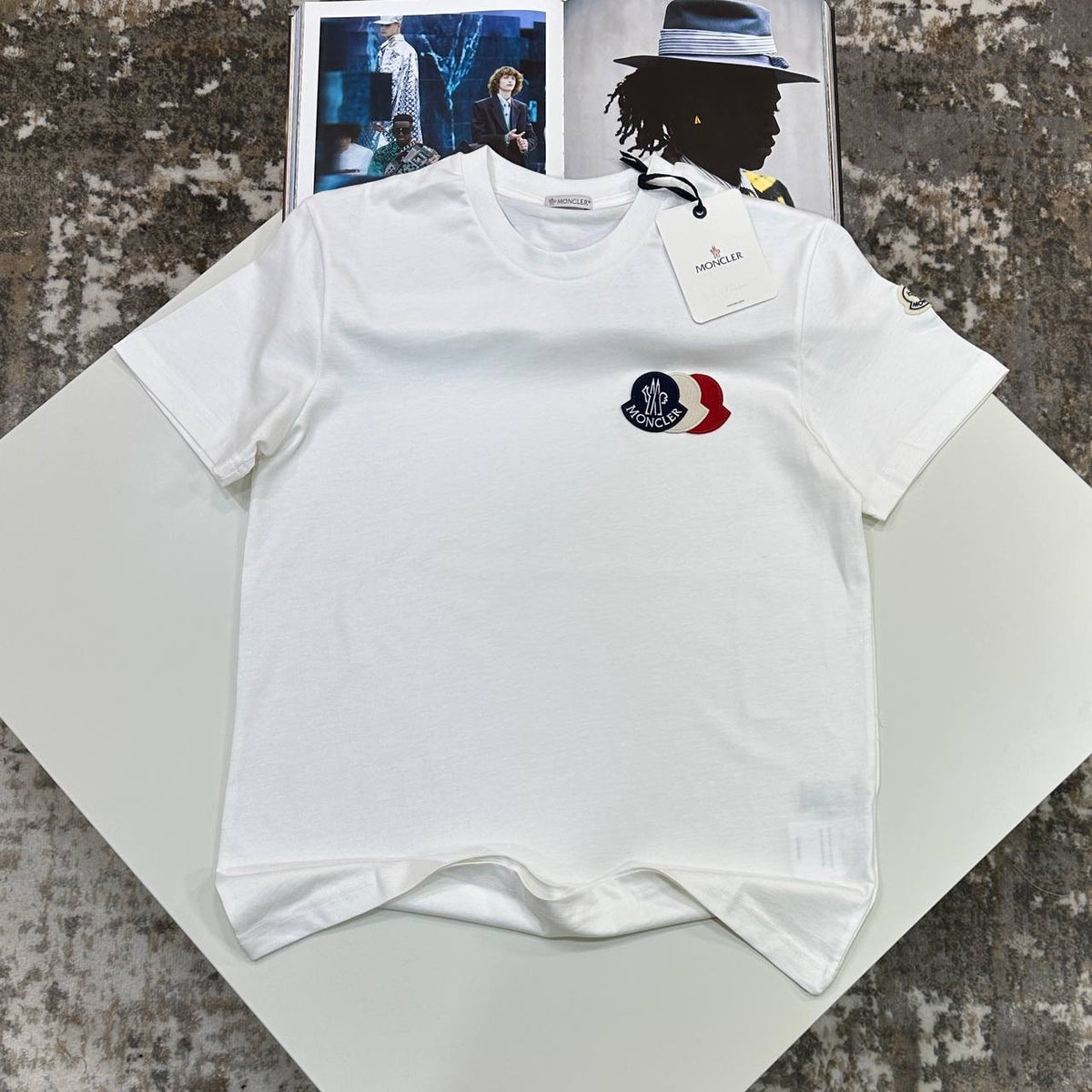 MNLCR SHORT SET WHITE/NAVY
