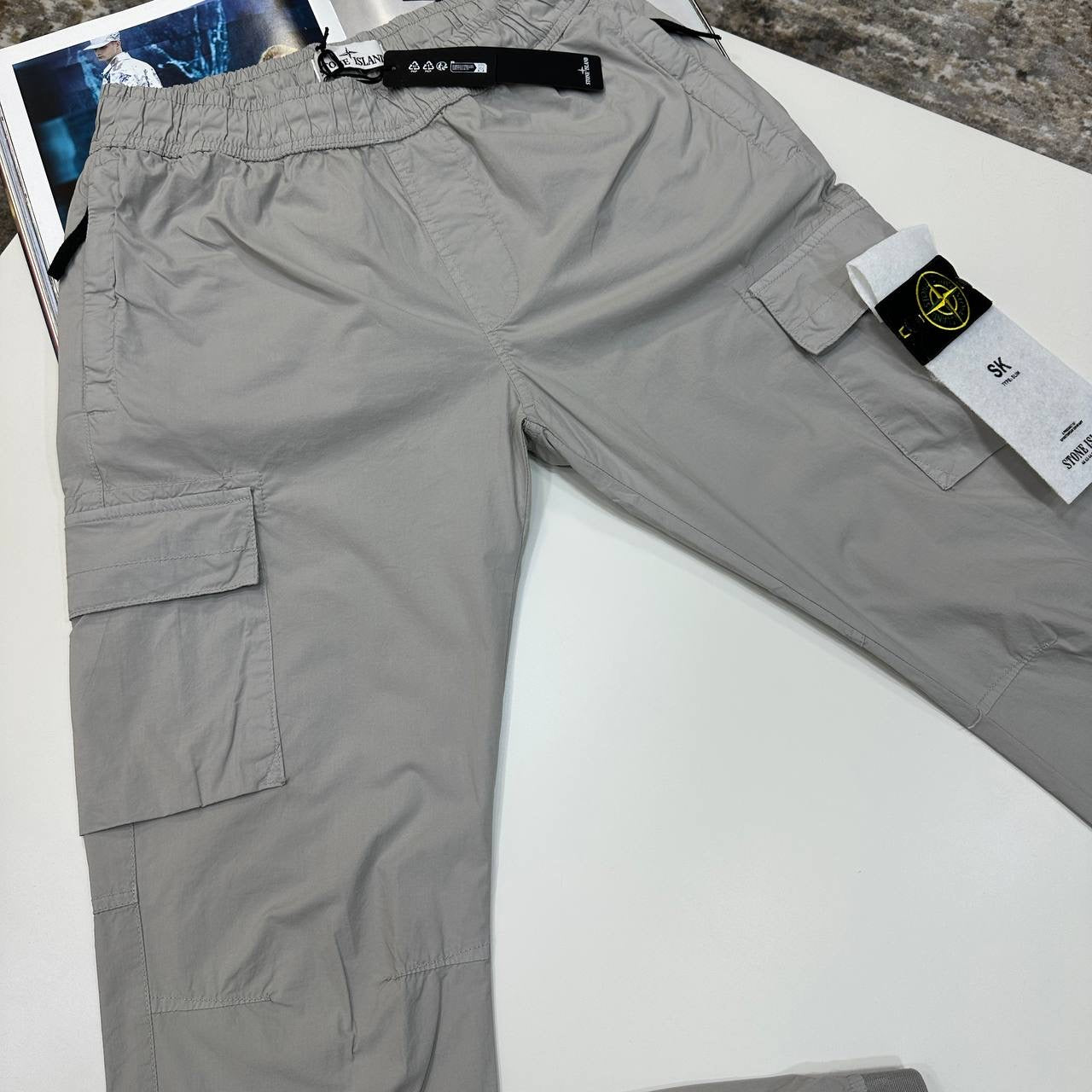 STNE CARGO PANTS-LIGHTGREY