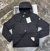 MNLR JACKET WITH  HOOD STRIPS BLACK