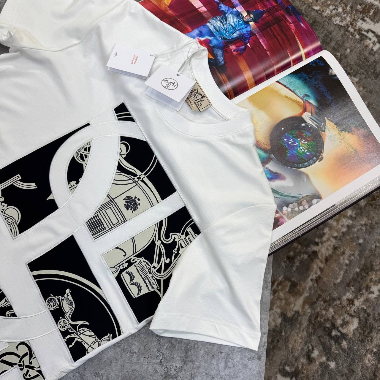 HRMS TSHIRT- WHITE