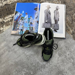 ASC GEL TRAINERS BLACK/BROWN