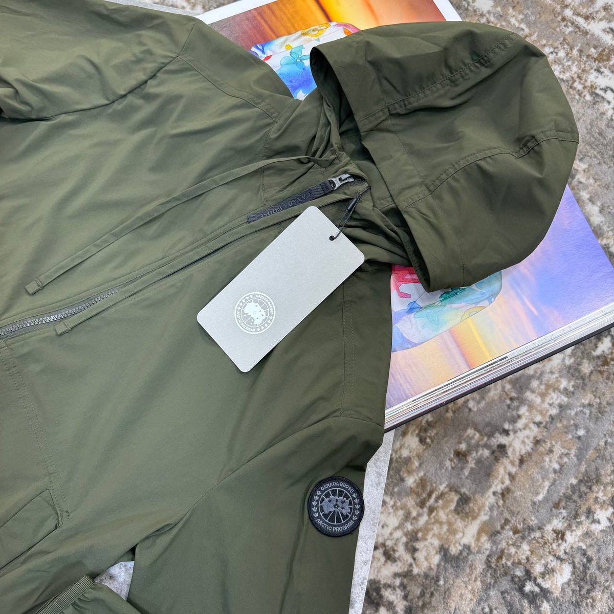 C.G LIGHT WEIGHT JACKET SHORT SET KHAKHI