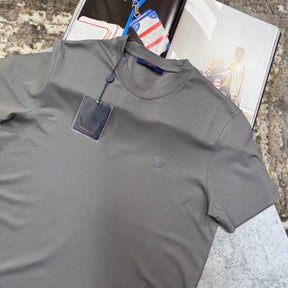 L.V FRONT SMALL LOGO TSHIRT-GREY