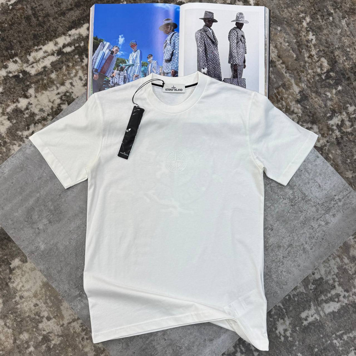 S.I BACK BIGPRINT T-SHIRT WHITE
