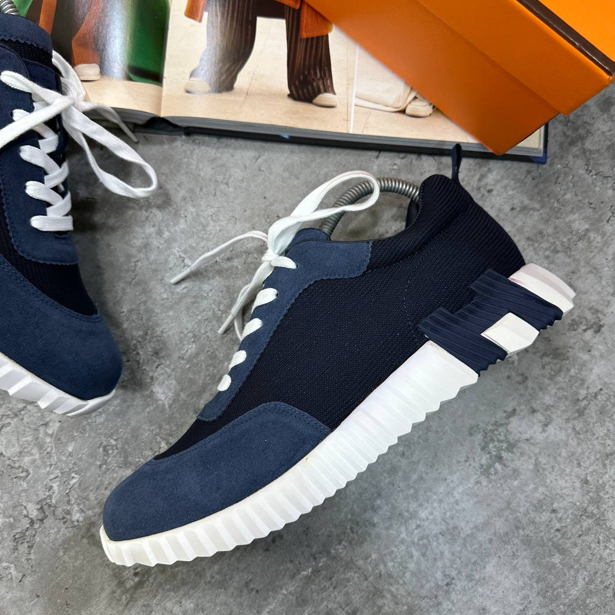 HRMS BOUNCING TRAINERS NAVY|WHITE
