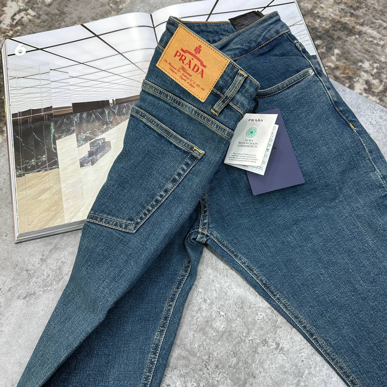 PRDA SLIM FIT JEANS BLUE