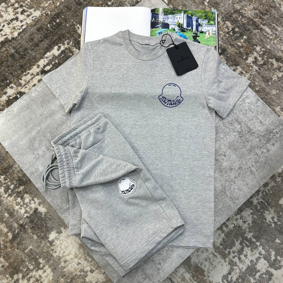 NCLR SHORT SET LIGHT GREY