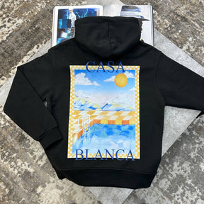 CASA BACK BIG PRINT HOODIE