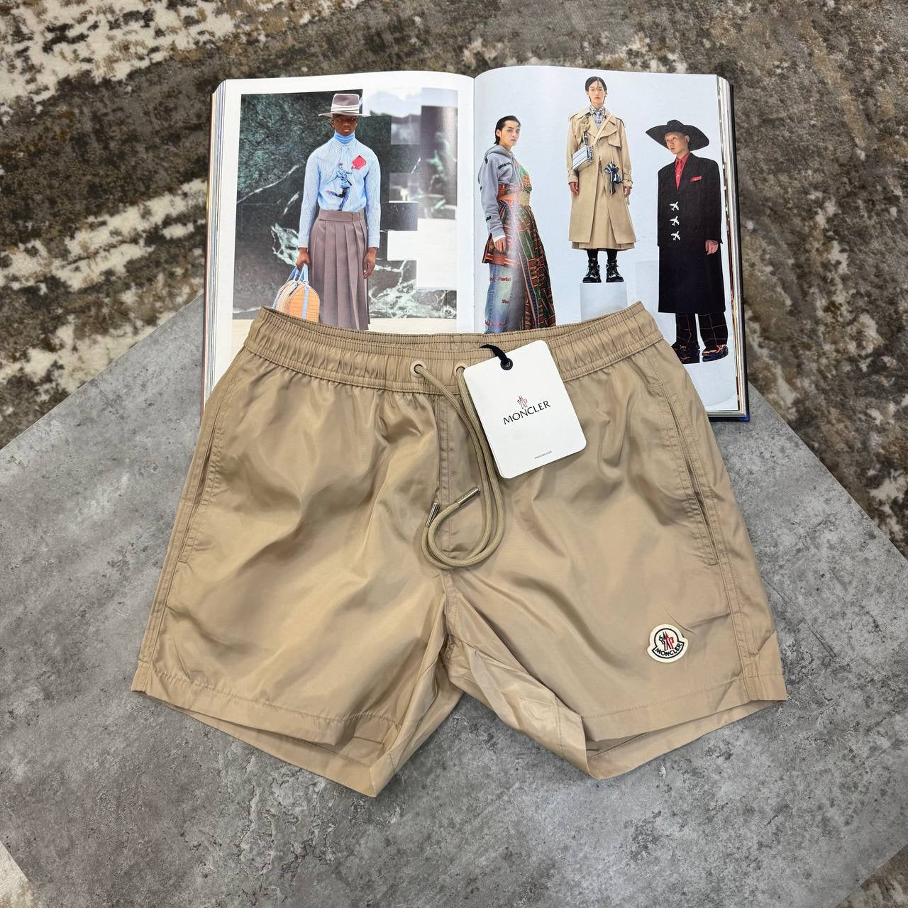 NCLR SHORT SET ALL BEIGE