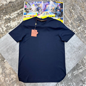 L.P SIDE SMALL LOGO T-SHIRT NAVY