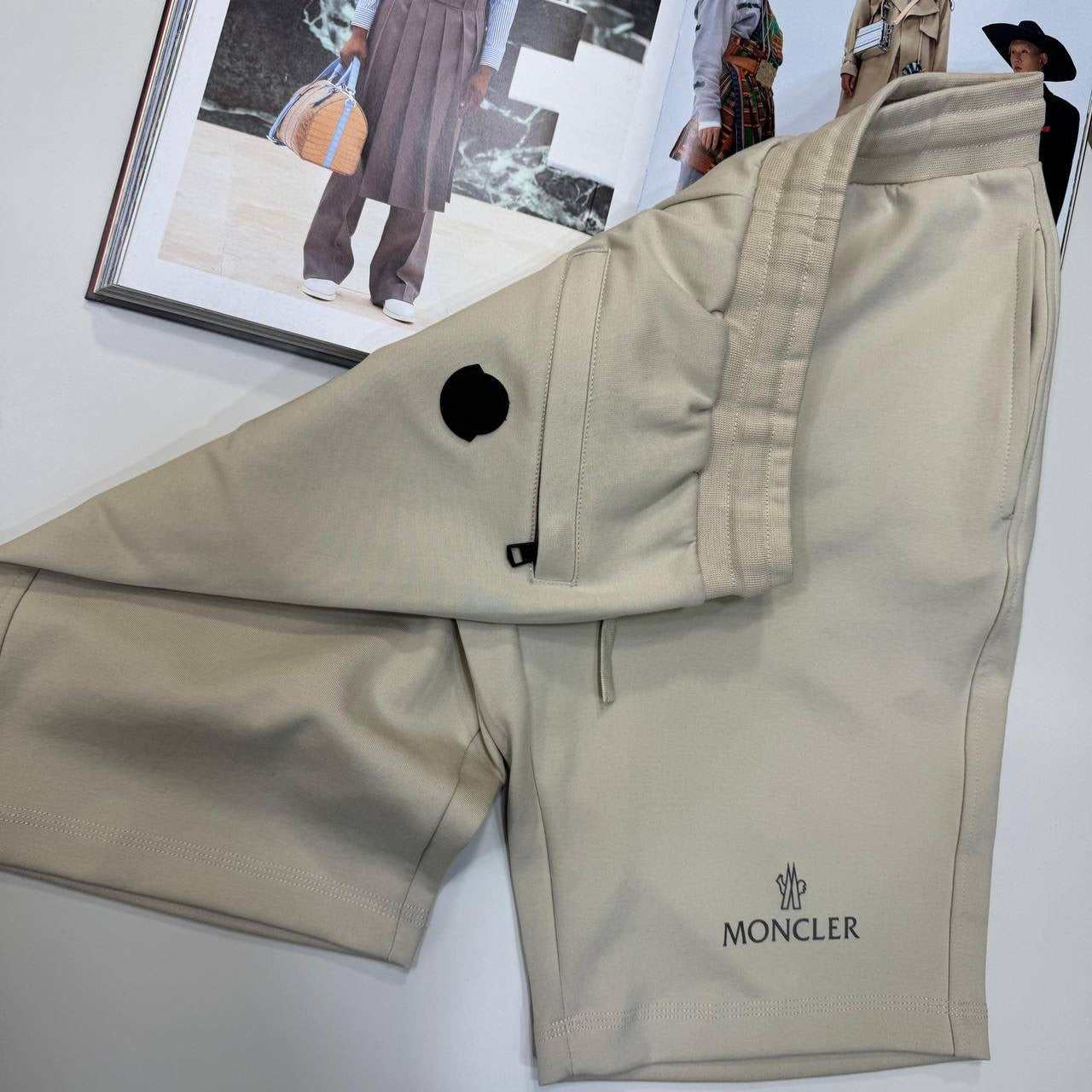 NCLR SHORT SET ALL BEIGE