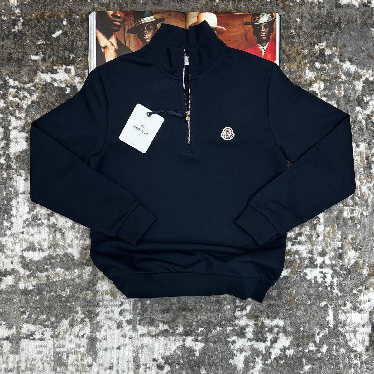 MNCLR HALF-ZIP NAVY