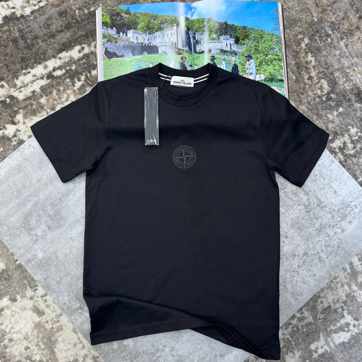 S.I BACK BIGPRINT T-SHIRT BLACK