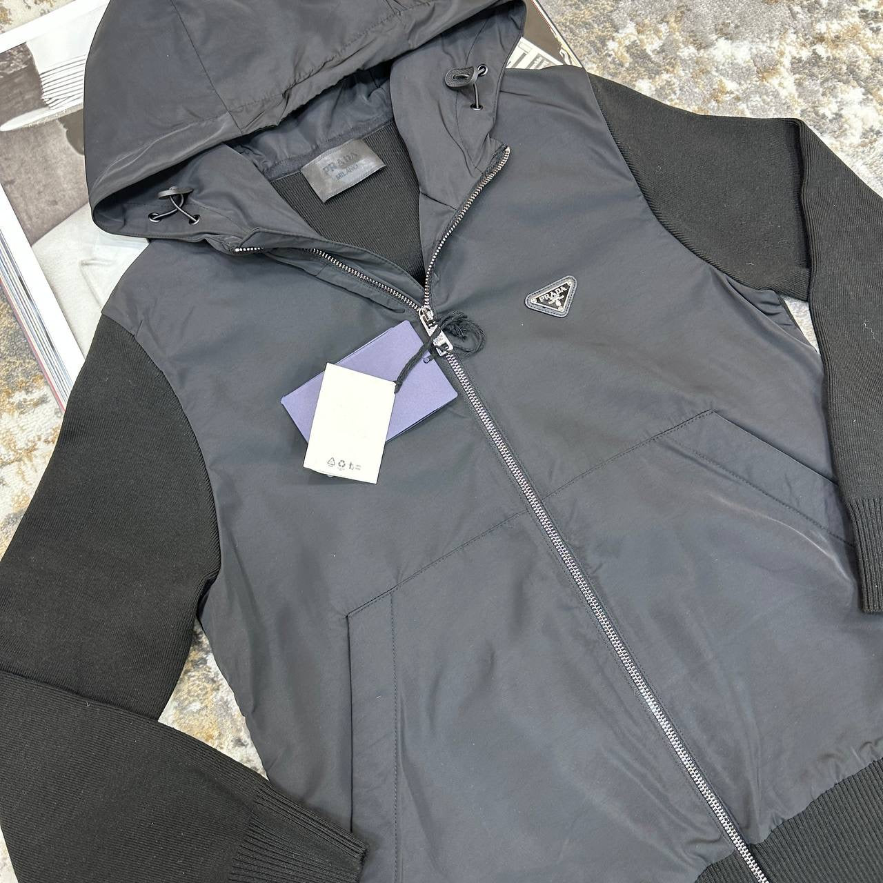 PRDA ZIP JACKET BLACK