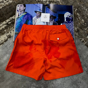 HRMS SHORT SET WHITE/ORANGE