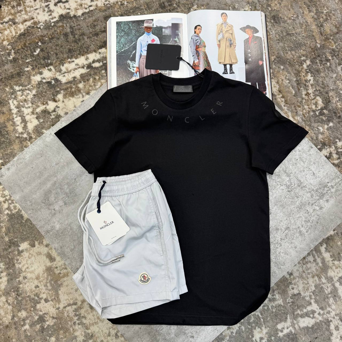 NCLR SHORT SET BLACK/GREY
