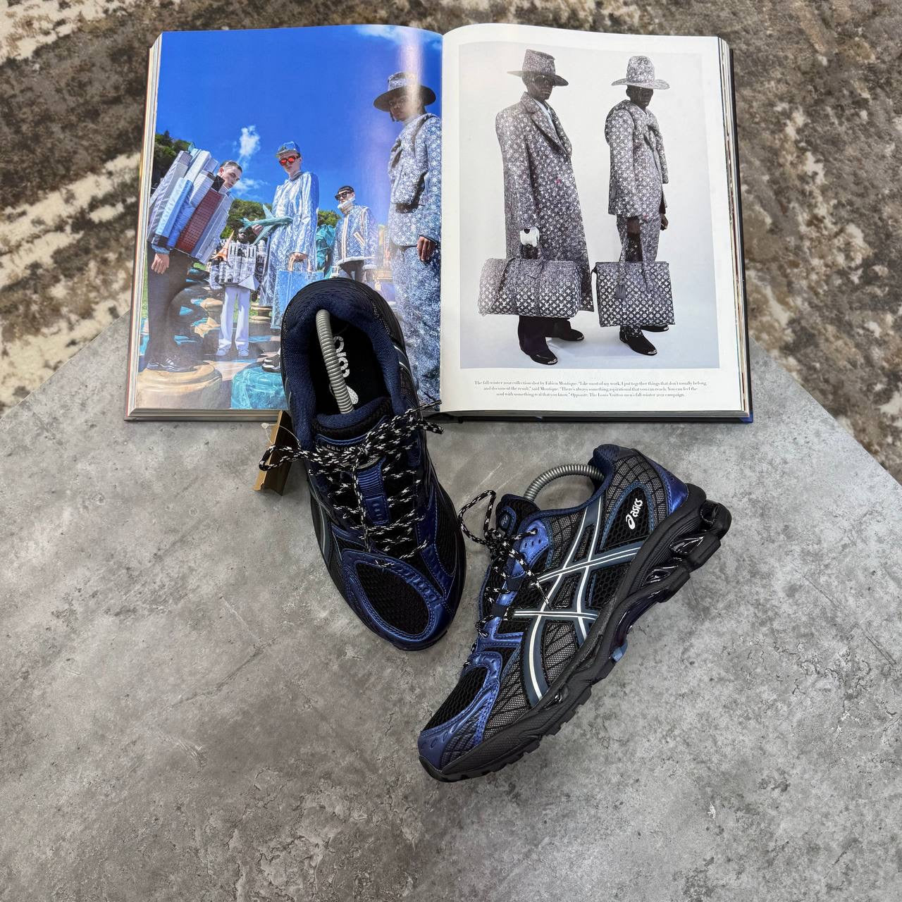 ASC GEL TRAINERS NAVY