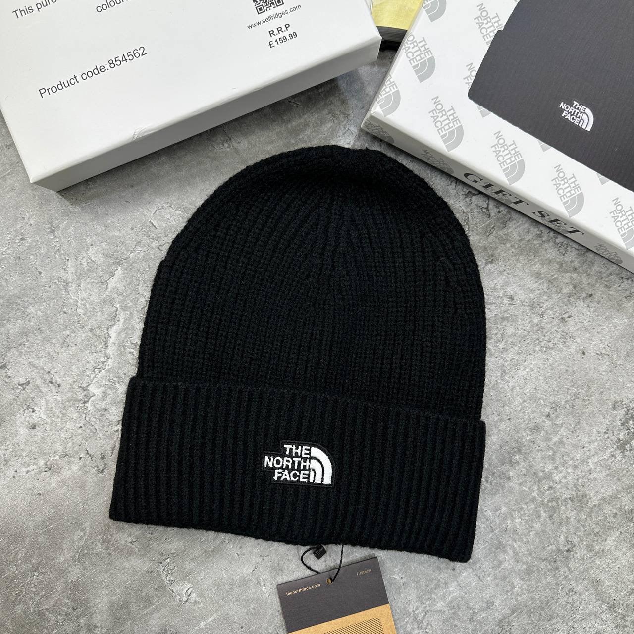 NTH FACE BEANIE BLACK WITH BOX