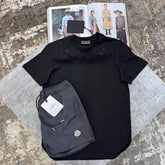 NCLR SHORT SET BLACK/ANTHERA