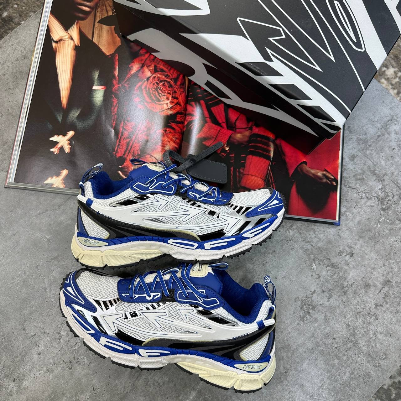 OFF/W TRAINER WHITE/BLUE