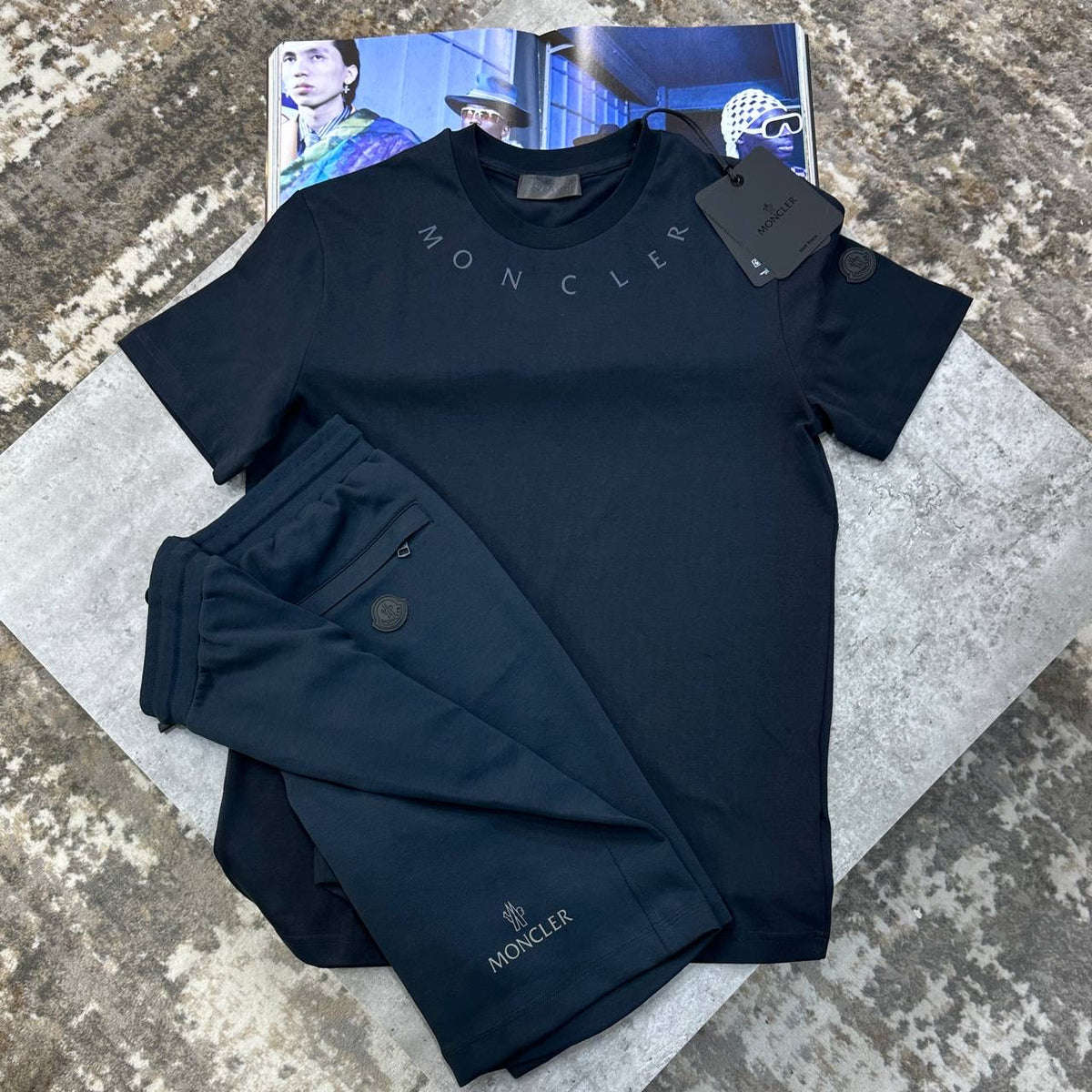 NCLR SHORT SET ALL NAVY