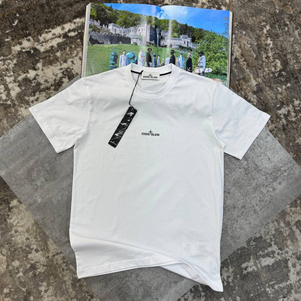 S.I BACK BIGPRINT T-SHIRT WHITE