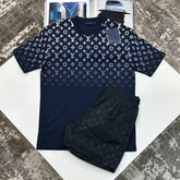 L.V SHORT SET NAVY/BLACK