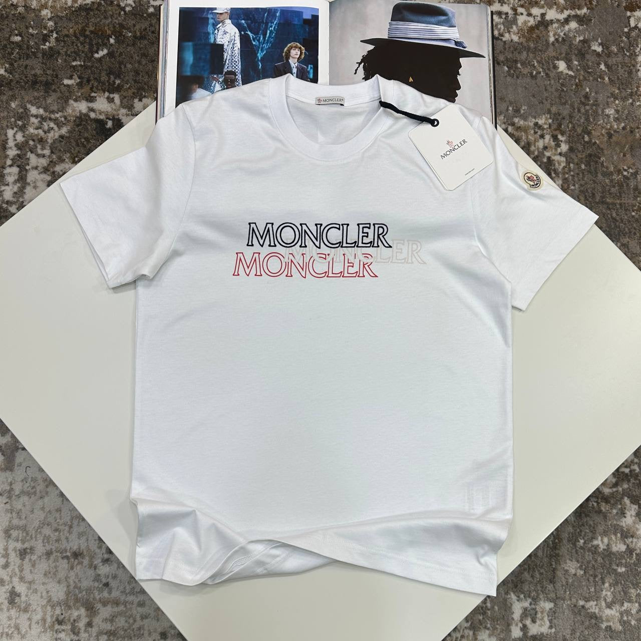 MNCLR FRONT LOGO TSHIRT-WHITE