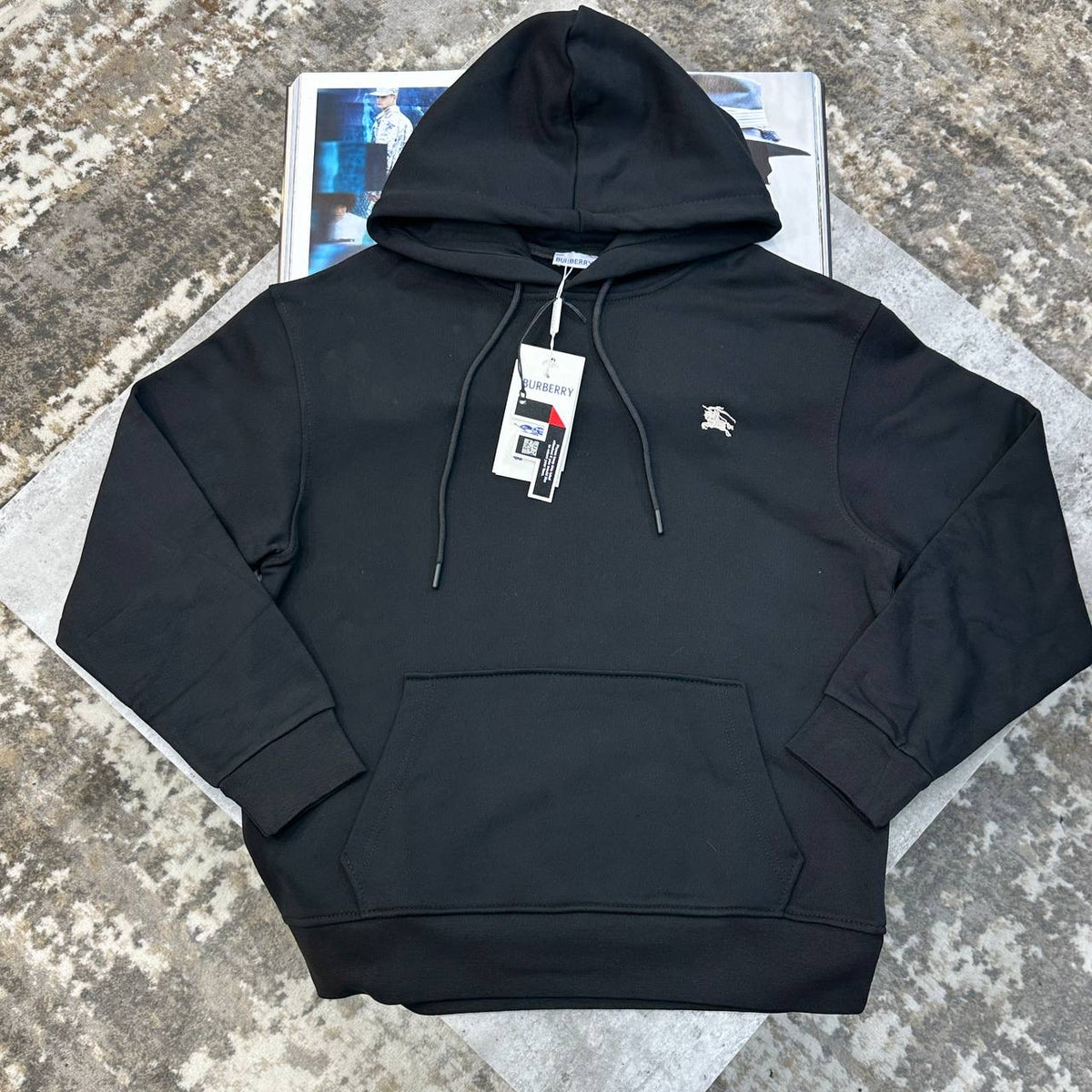 BRBRY BACK BIG BADGE HOODIE