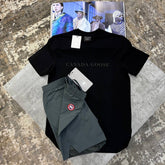 C.G SHORT SET GREY/BLACK