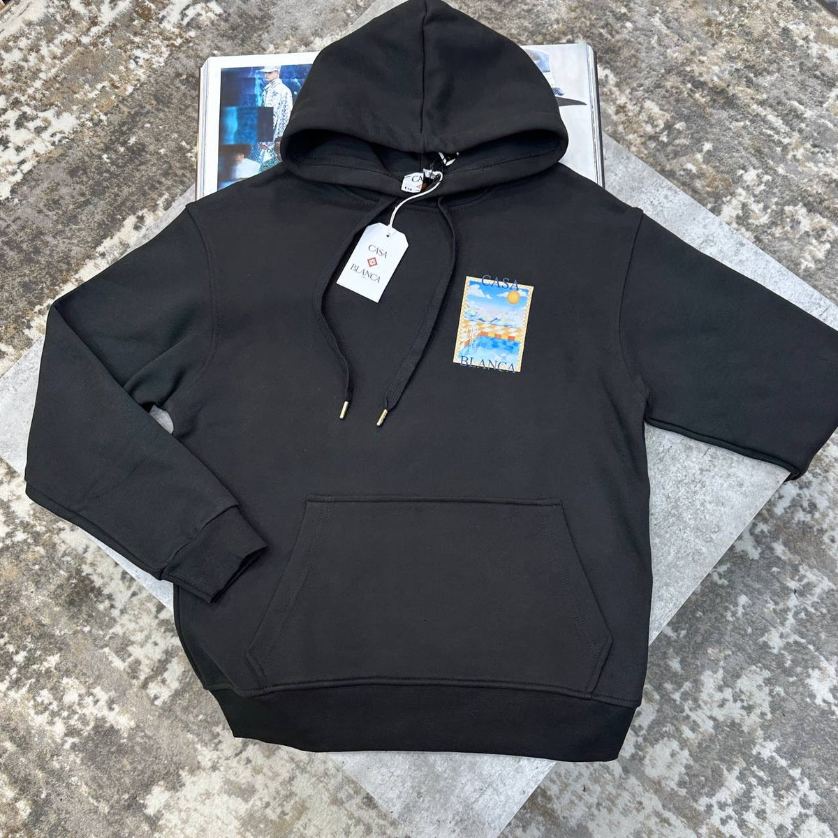 CASA BACK BIG PRINT HOODIE