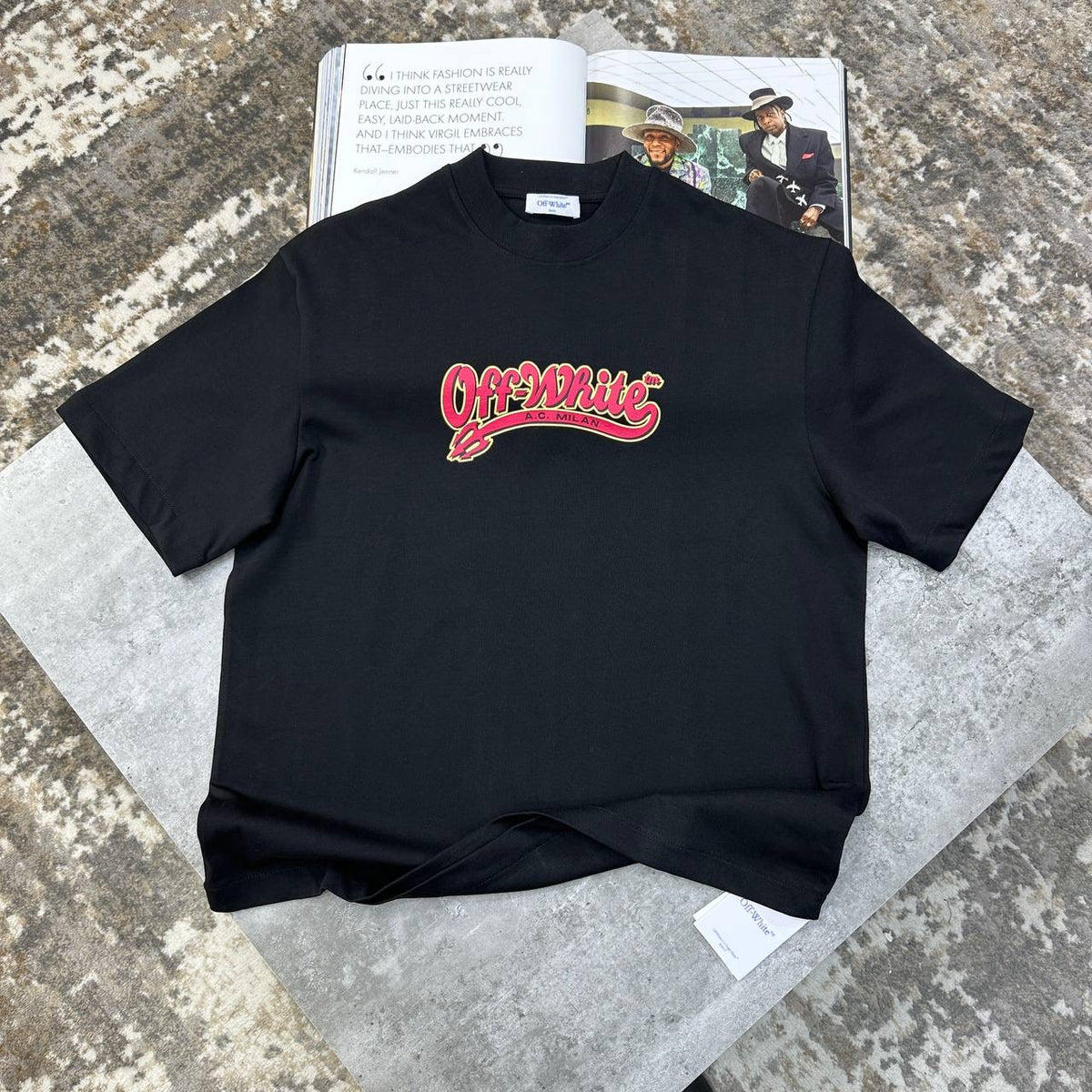 OF-W OVER SIZED TSHIRT BLACK