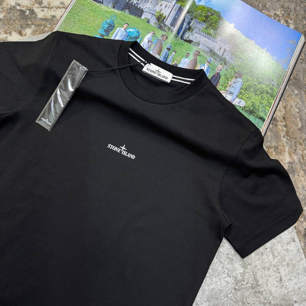 S.I BACK BIGPRINT T-SHIRT BLACK