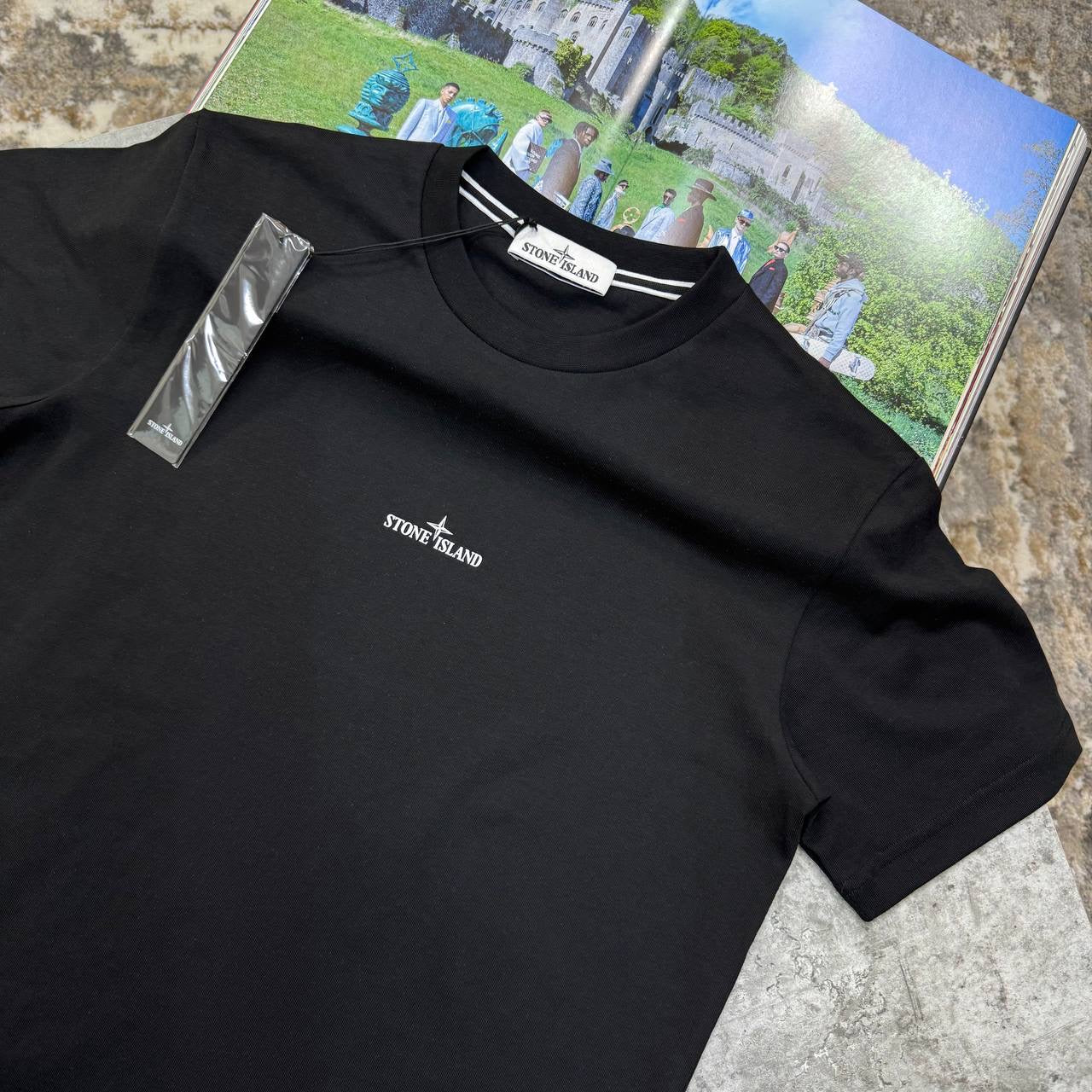 S.I BACK BIGPRINT T-SHIRT BLACK
