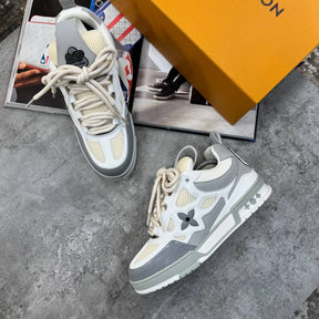 LVE SKATES- BEIGE/GREY