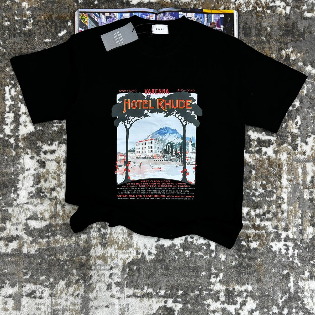RUDE TSHIRT-BLACK