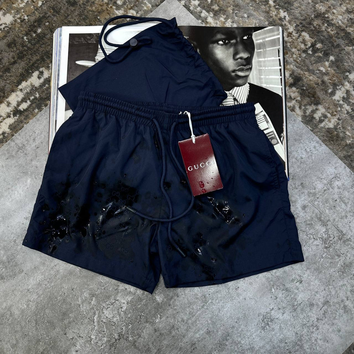 UCI WARER REACTION SWIM SHORTS NAVY